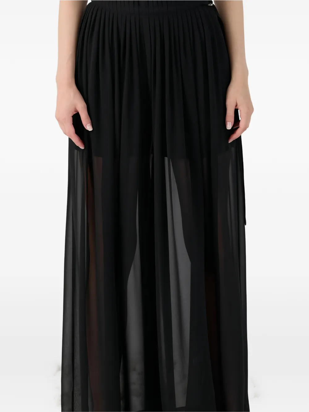 Eleh pleated palazzo pants - Nero