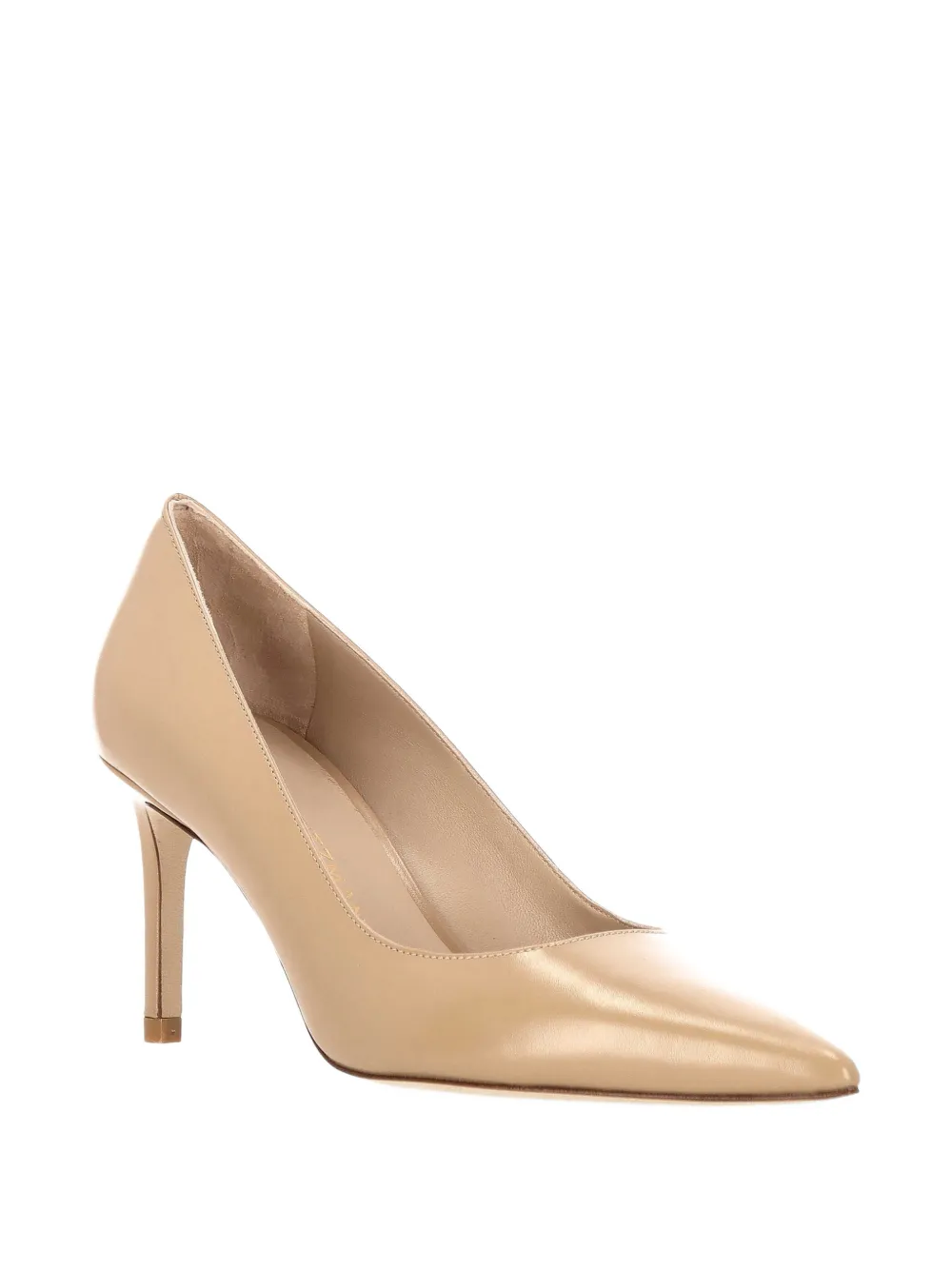 Stuart Weitzman Pumps met puntige neus Beige
