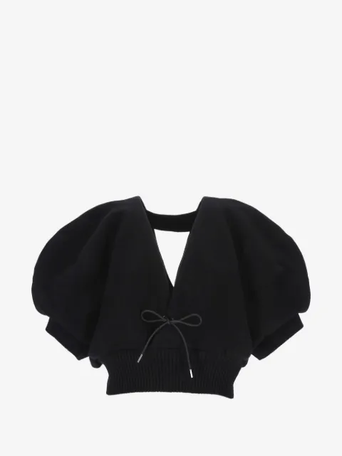 sacai shirt met V-hals