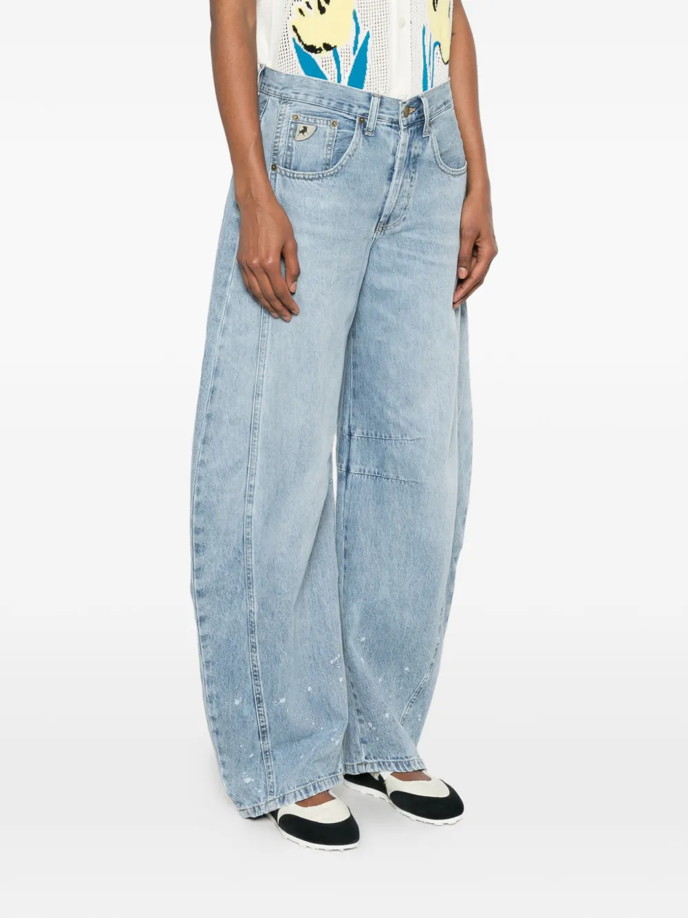  Lois Jeans Vaqueros Anchos - Azul 