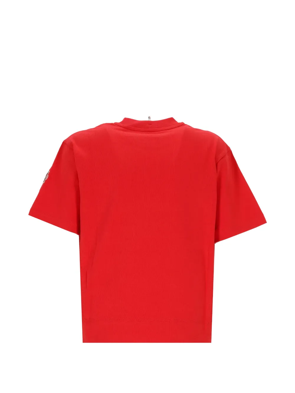 Moncler Grenoble T-shirt met logoprint Rood