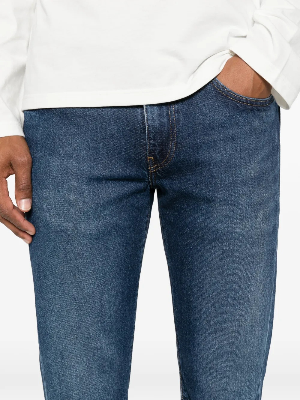 Levi's 502 Taper jeans met logopatch Blauw