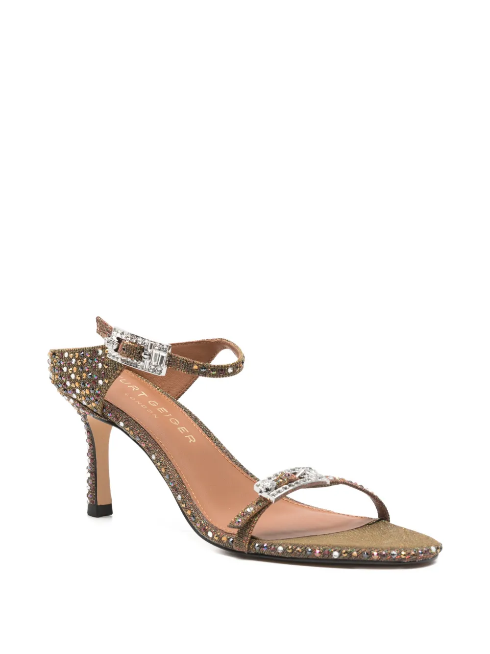 Kurt Geiger London Sandalen met gesp Bruin