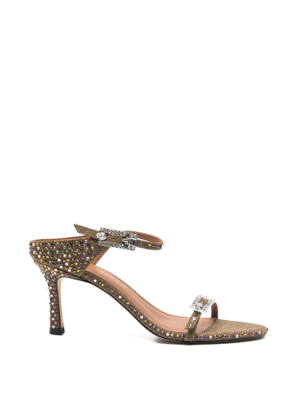 Kurt Geiger London embellished buckle sandals - Marrone