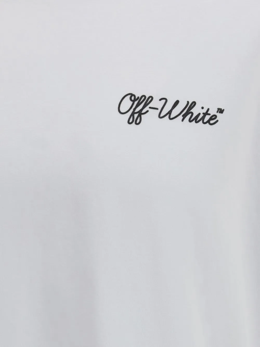 Off-White T-shirt met logoprint Wit