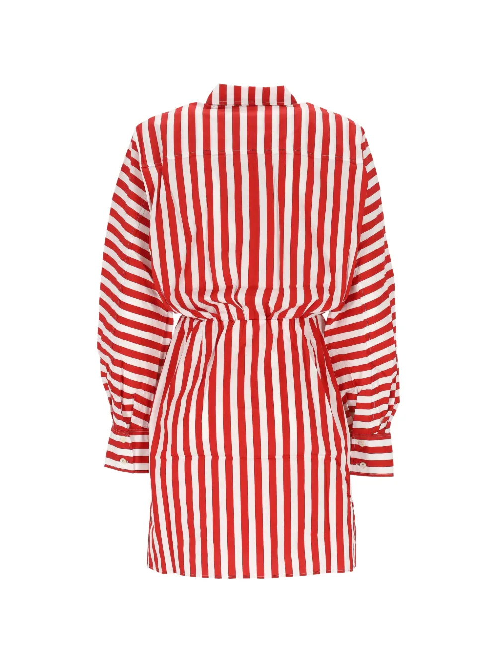 Fiorucci Gestreepte blousejurk Rood
