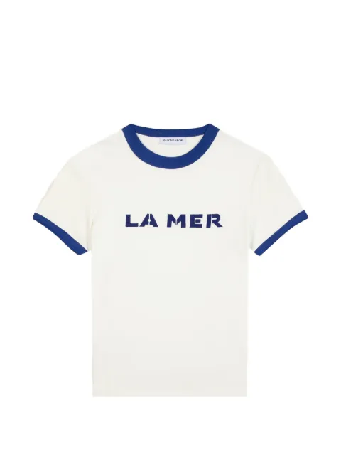 Maison Labiche embroidered ringer T-shirt