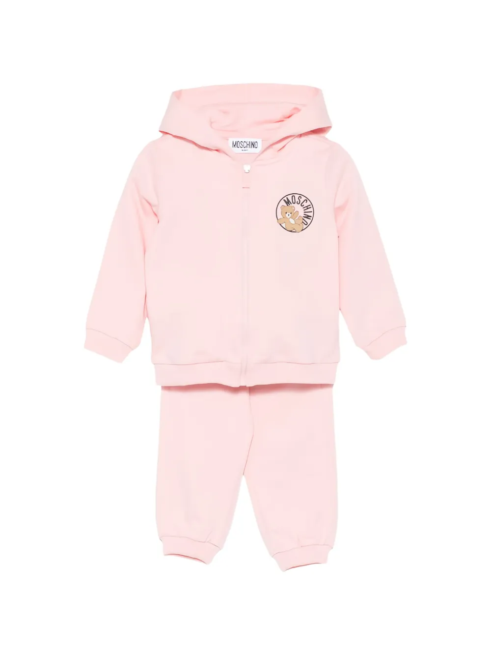 Moschino Kids Tuta sportiva Teddy Bear - Rosa
