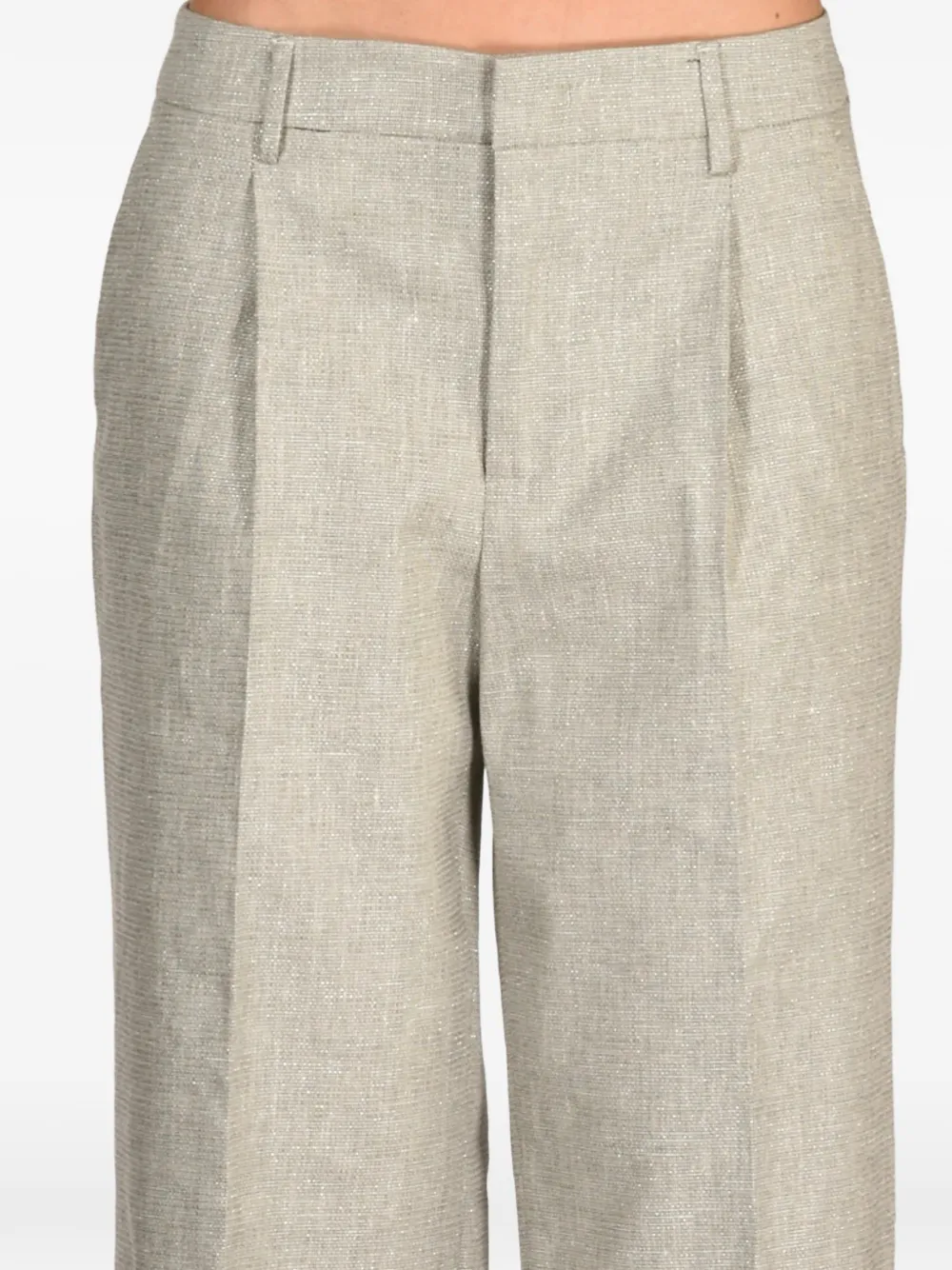 PT Torino Straight plooibroek Beige