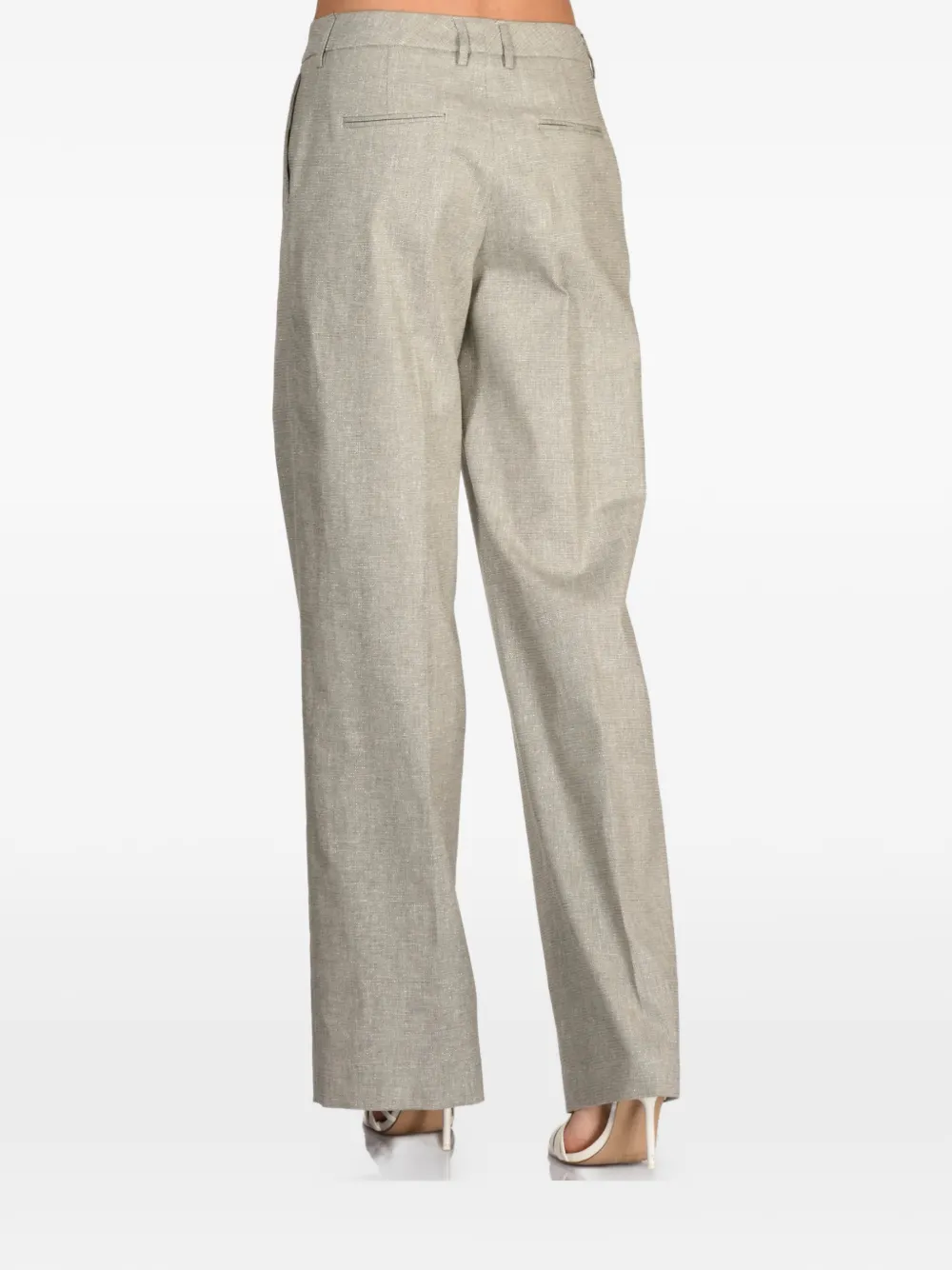 PT Torino Straight plooibroek Beige