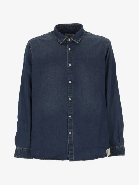 Family First long-sleeve denim shirt