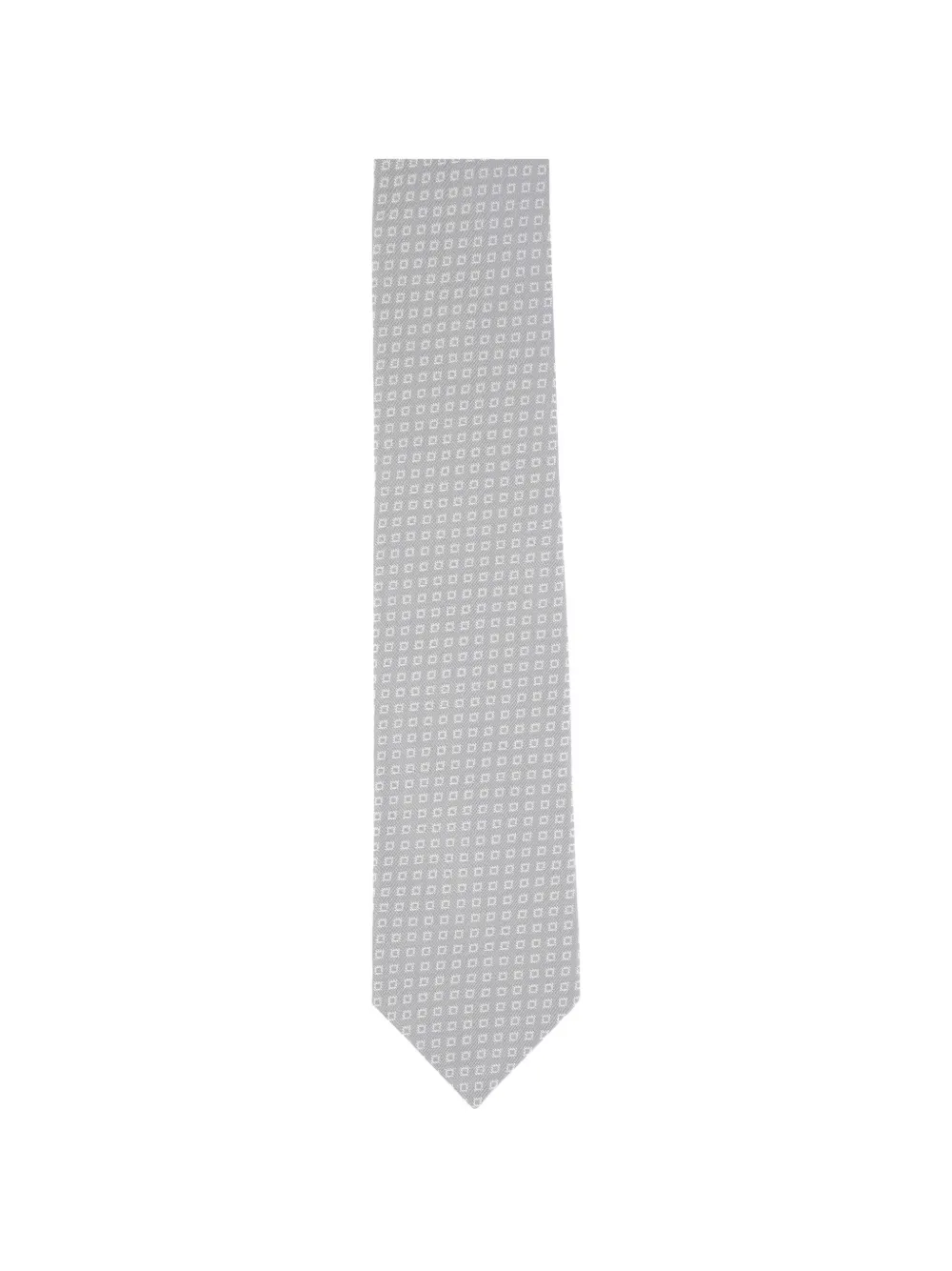 Barba patterned tie - Grigio