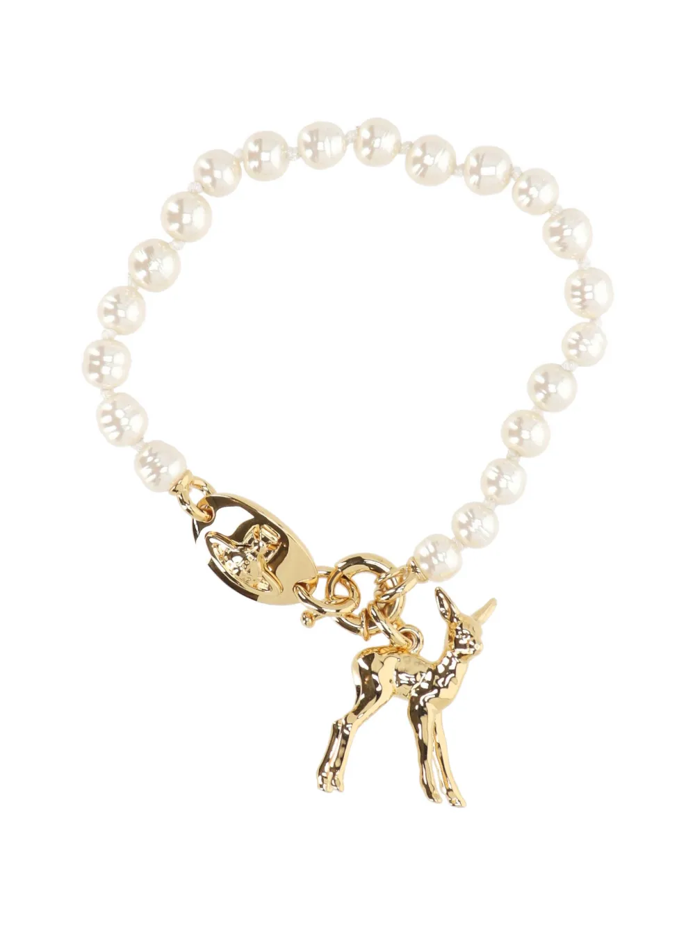 Vivienne Westwood Monette Pearl bracelet - Oro