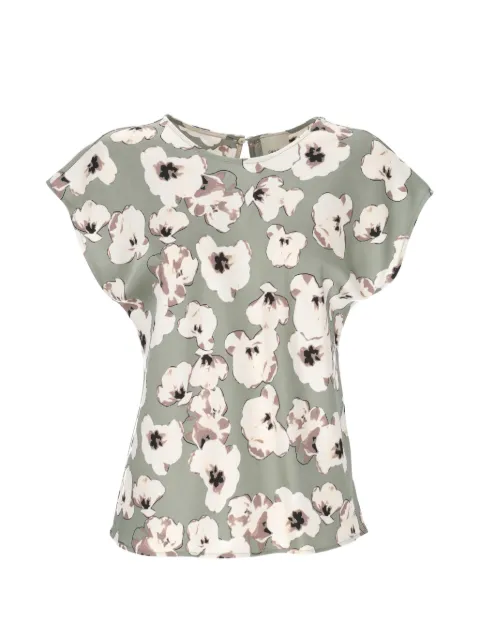 Calvin Klein top manga corta con estampado floral