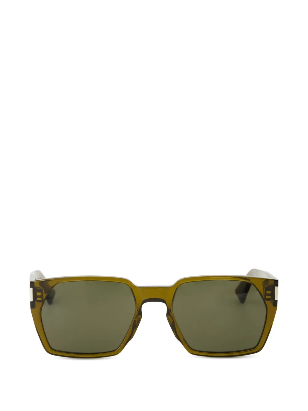 Saint Laurent SL 894 rectangle-frame sunglasses - Braun