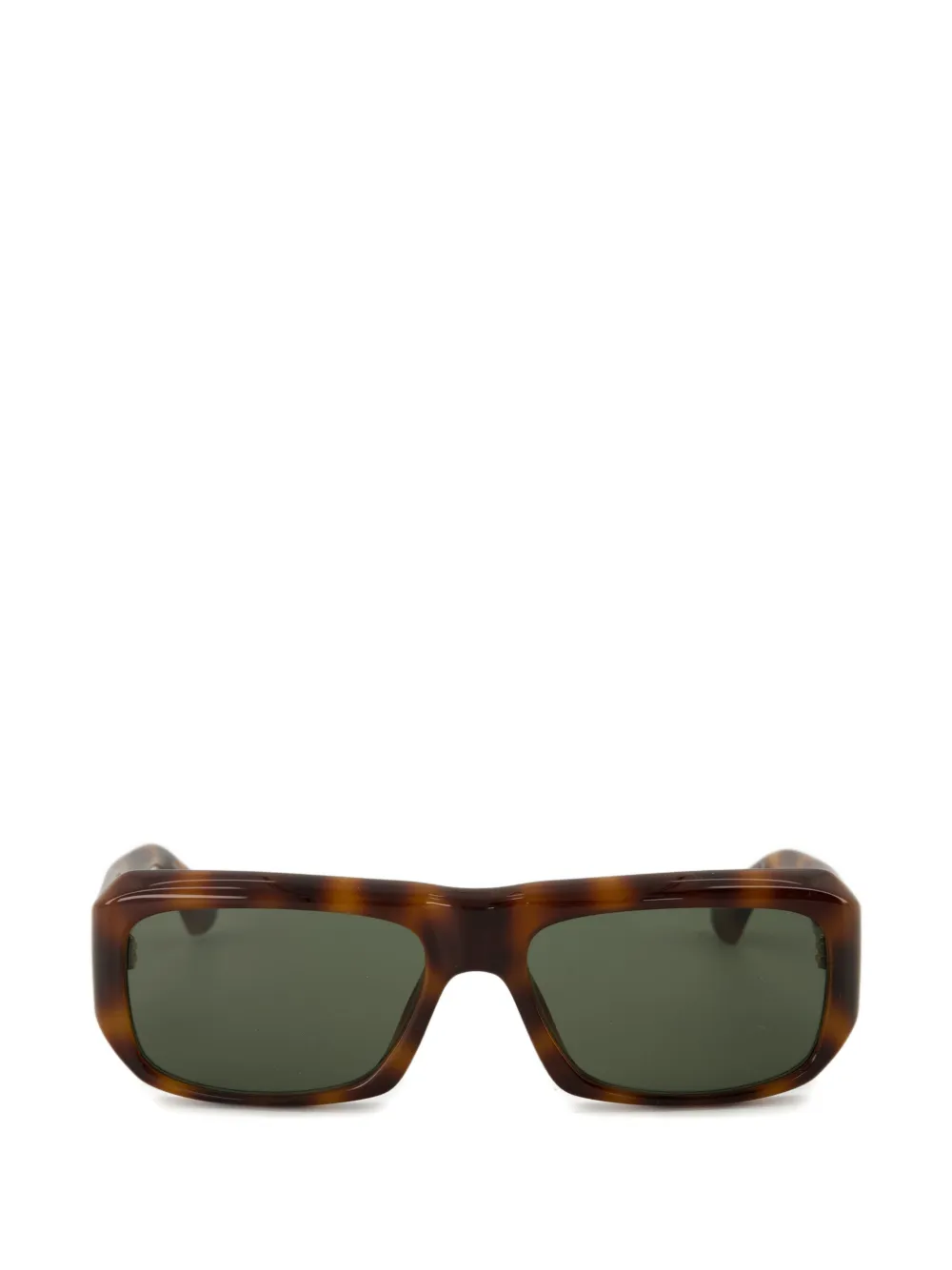 Saint Laurent SL869 rectangle-frame sunglasses - Braun