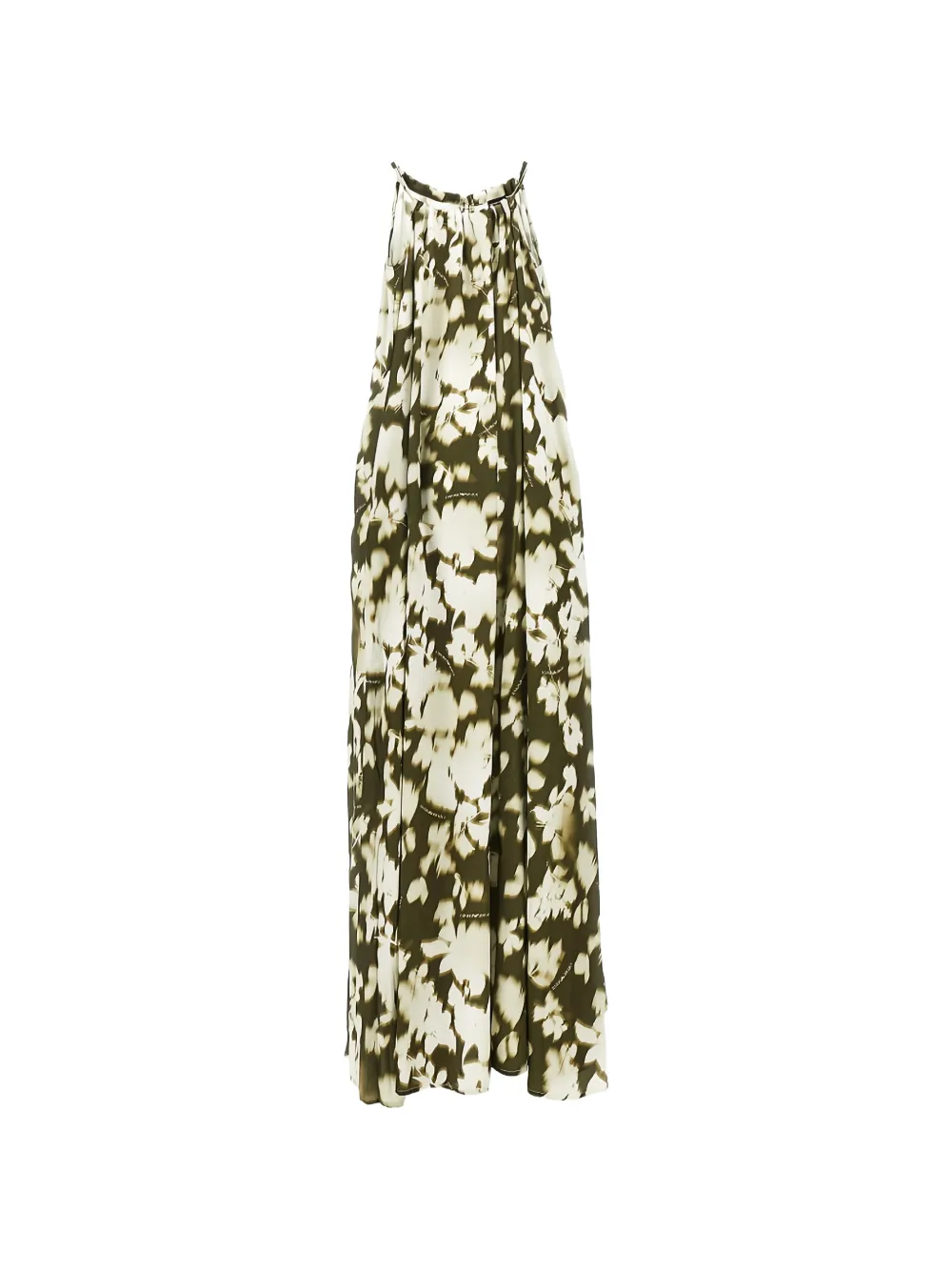 Emporio Armani floral-print dress - Verde