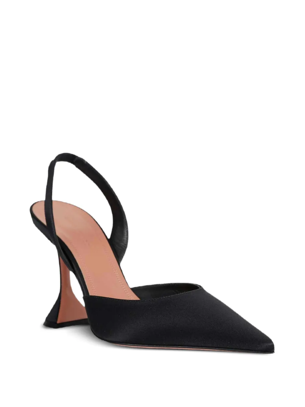 Amina Muaddi Holli slingback pumps Zwart