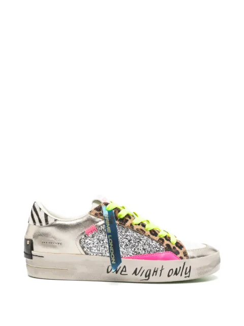 Crime London glitter-embellishment sneakers