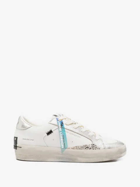 Crime London glitter-embellishment sneakers