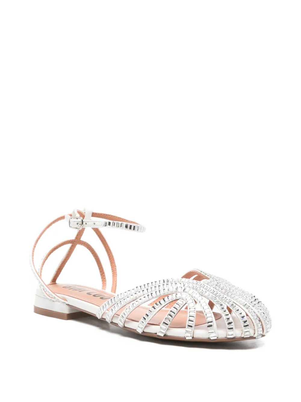 Bibi Lou crystal-embellishment sandals Zilver