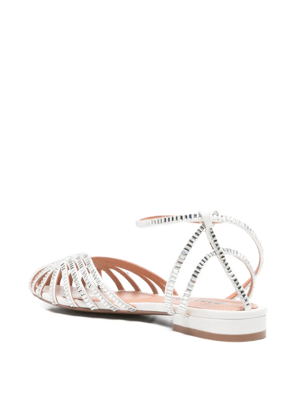 Bibi Lou crystal-embellishment sandals Zilver