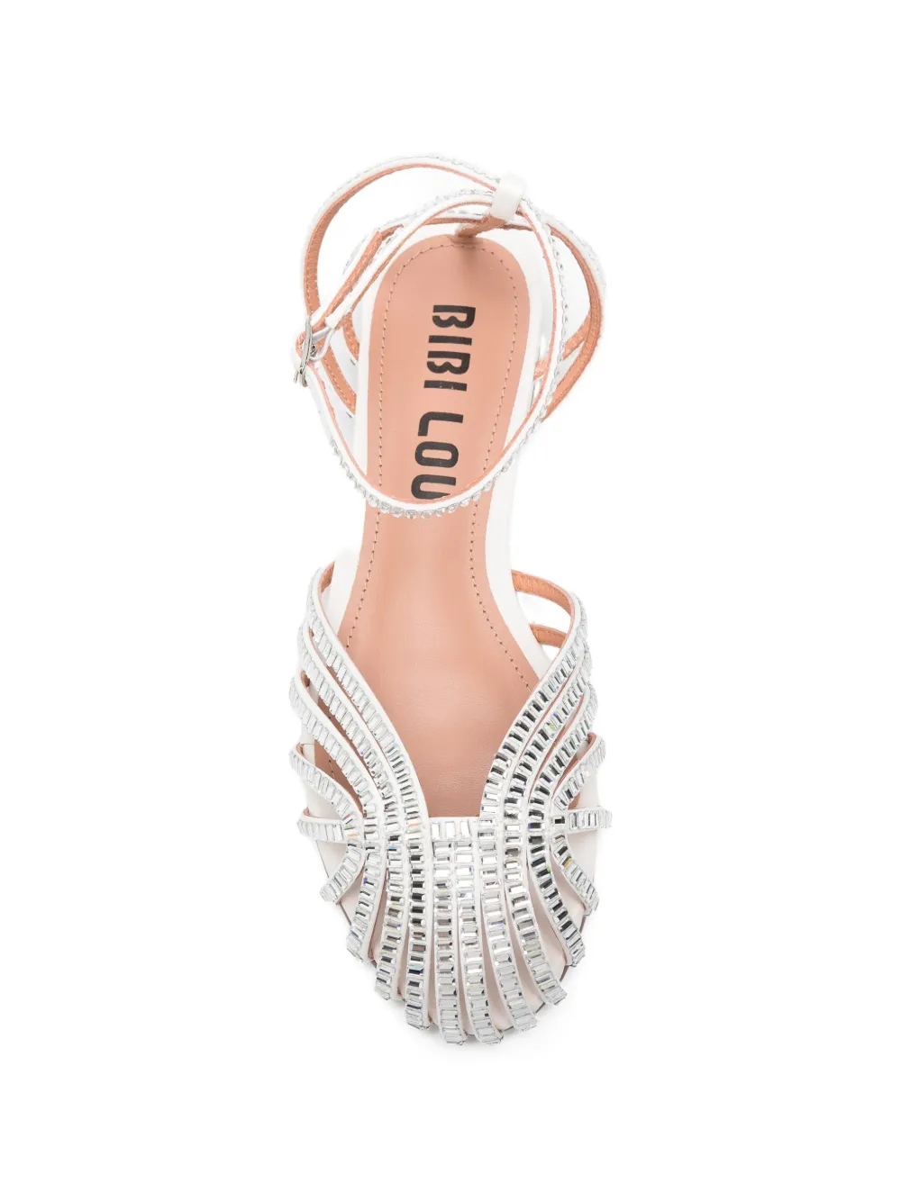 Bibi Lou crystal-embellishment sandals Zilver