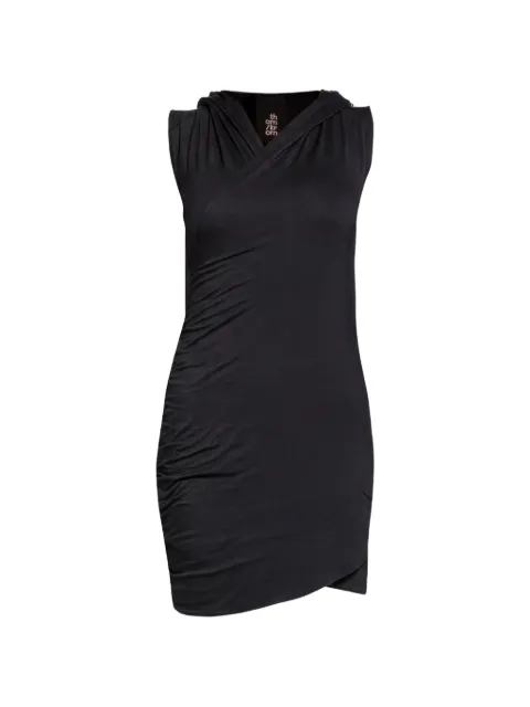 Thom Krom robe froncée à capuche