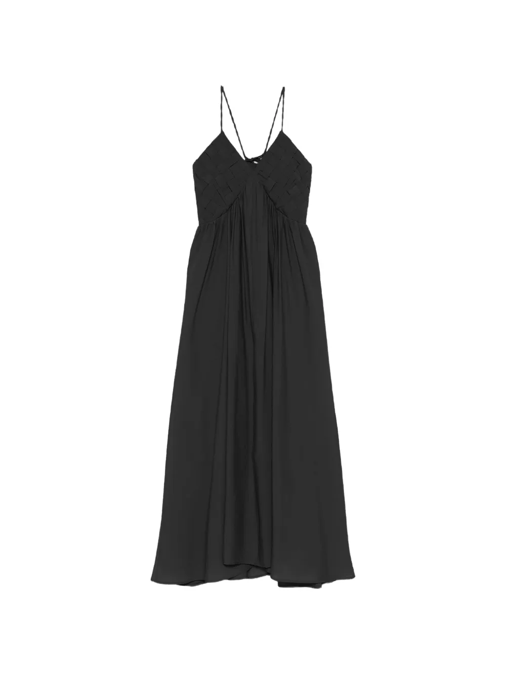 Eleh spaghetti-strap maxi dress - Nero