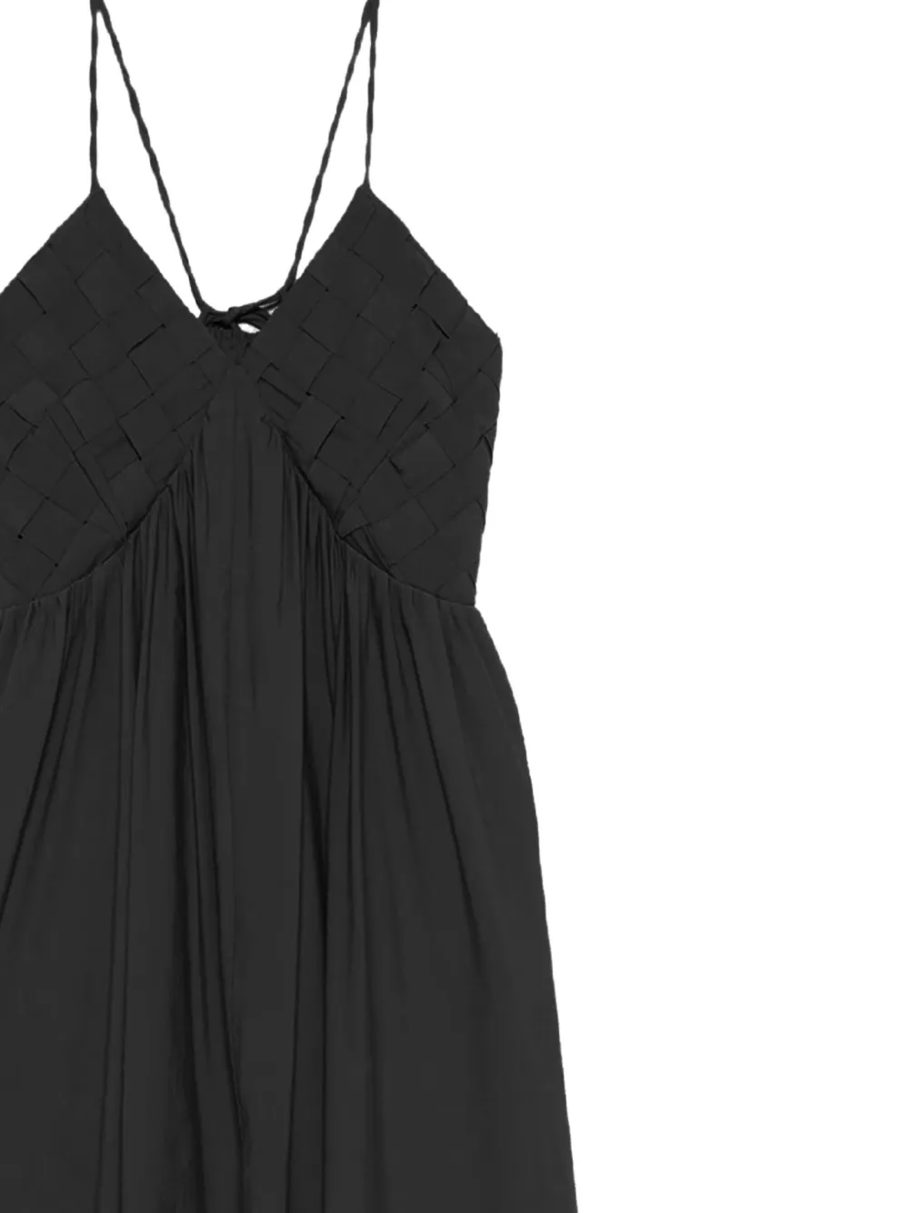  Eleh Spaghetti-strap Maxi Dress - Black 