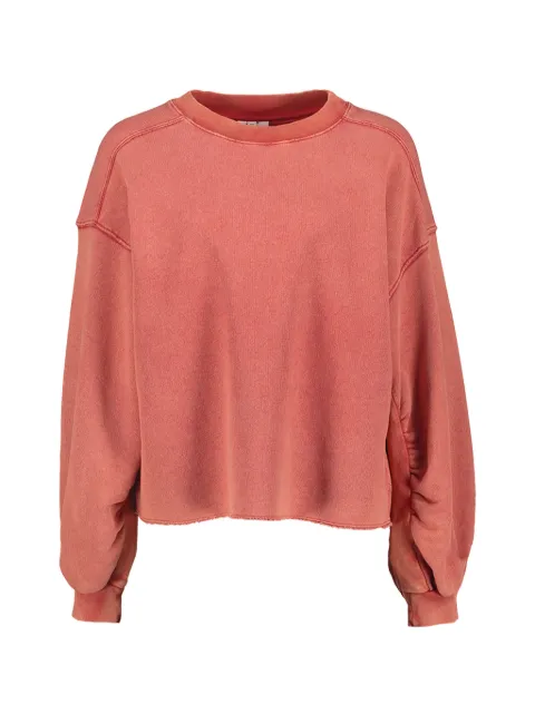Bellerose Kids logo-print raw-cut sweatshirt