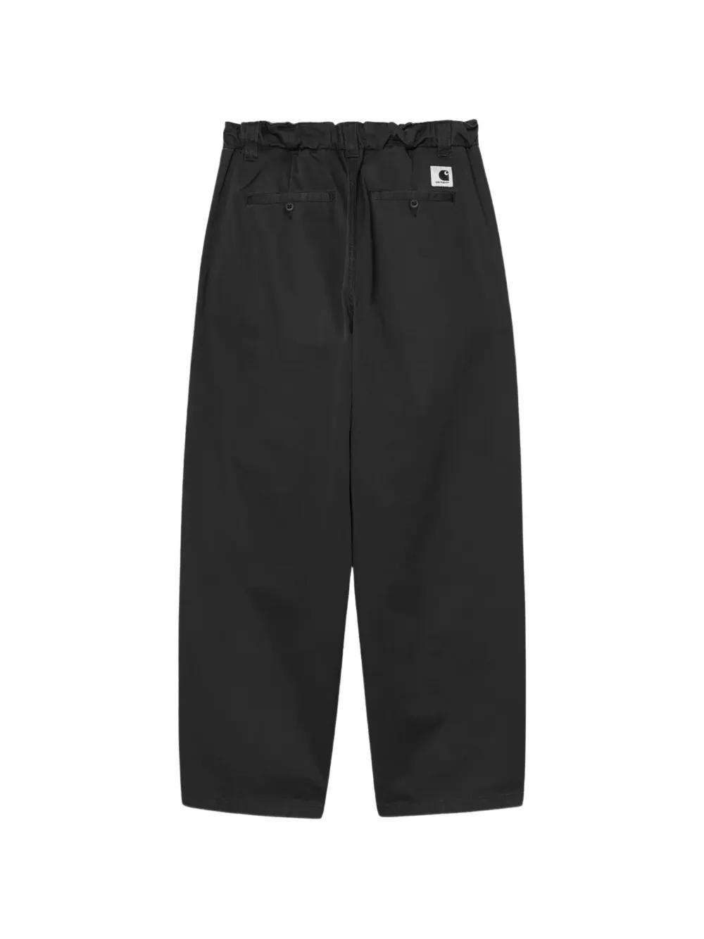 Carhartt WIP Geplooide shorts met print Zwart