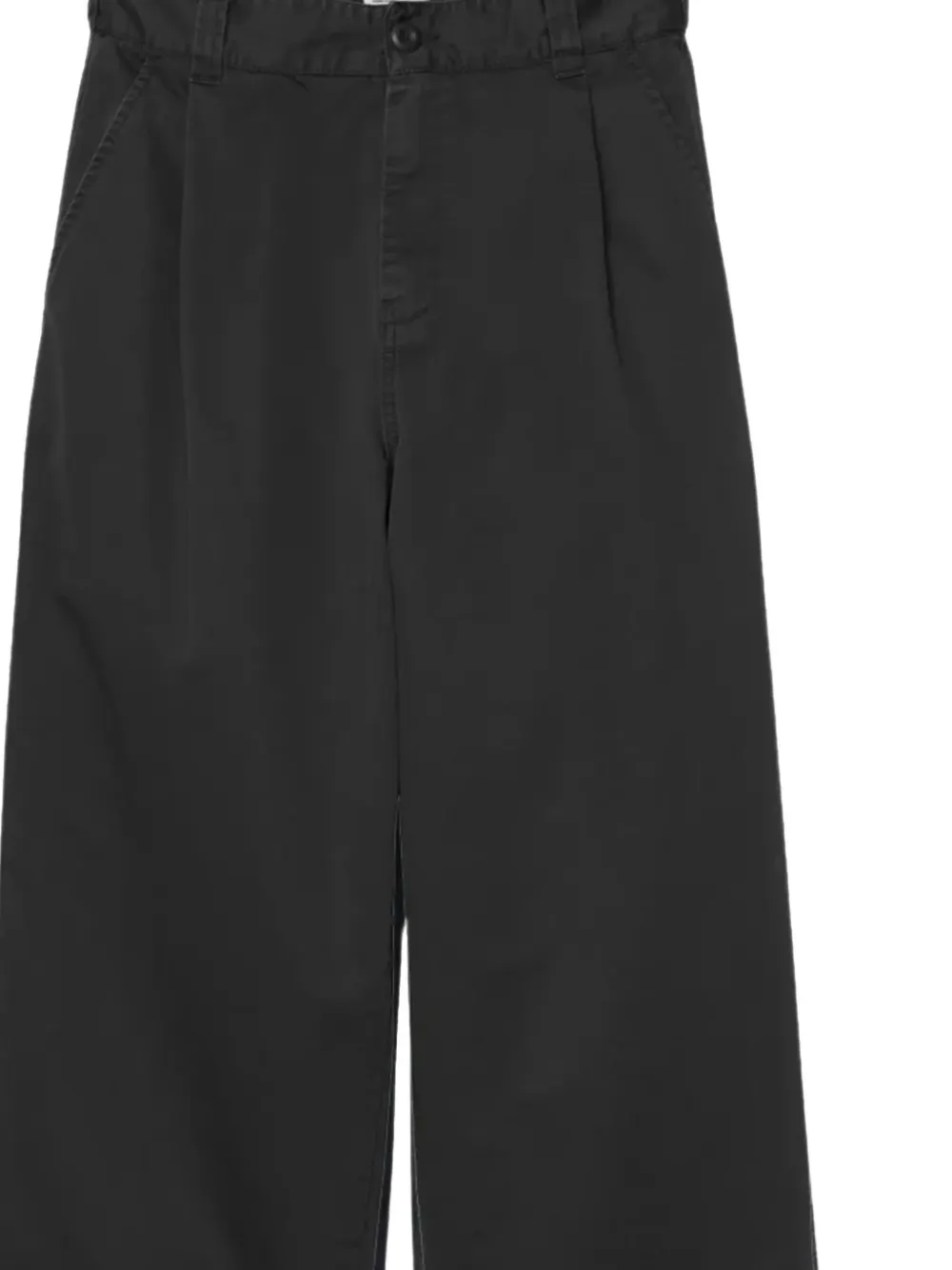 Carhartt WIP Geplooide shorts met print Zwart