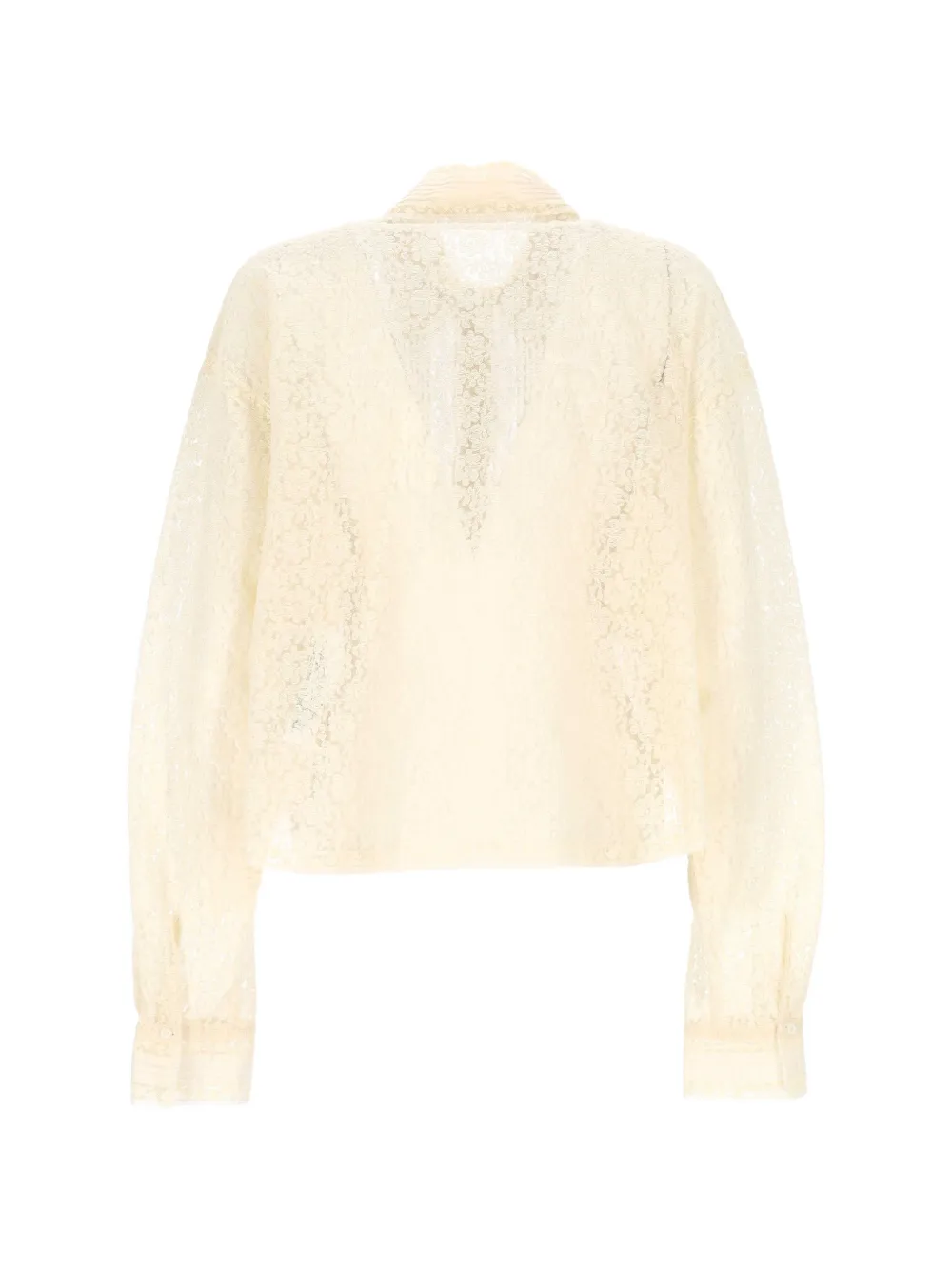 Ermanno Scervino Kanten blouse Beige