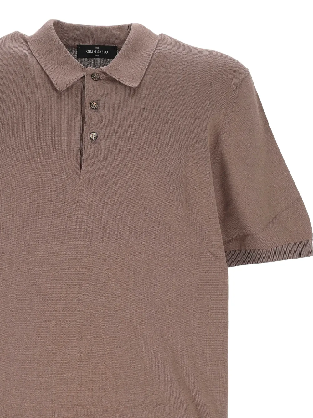 Gran Sasso Poloshirt met korte mouwen Beige