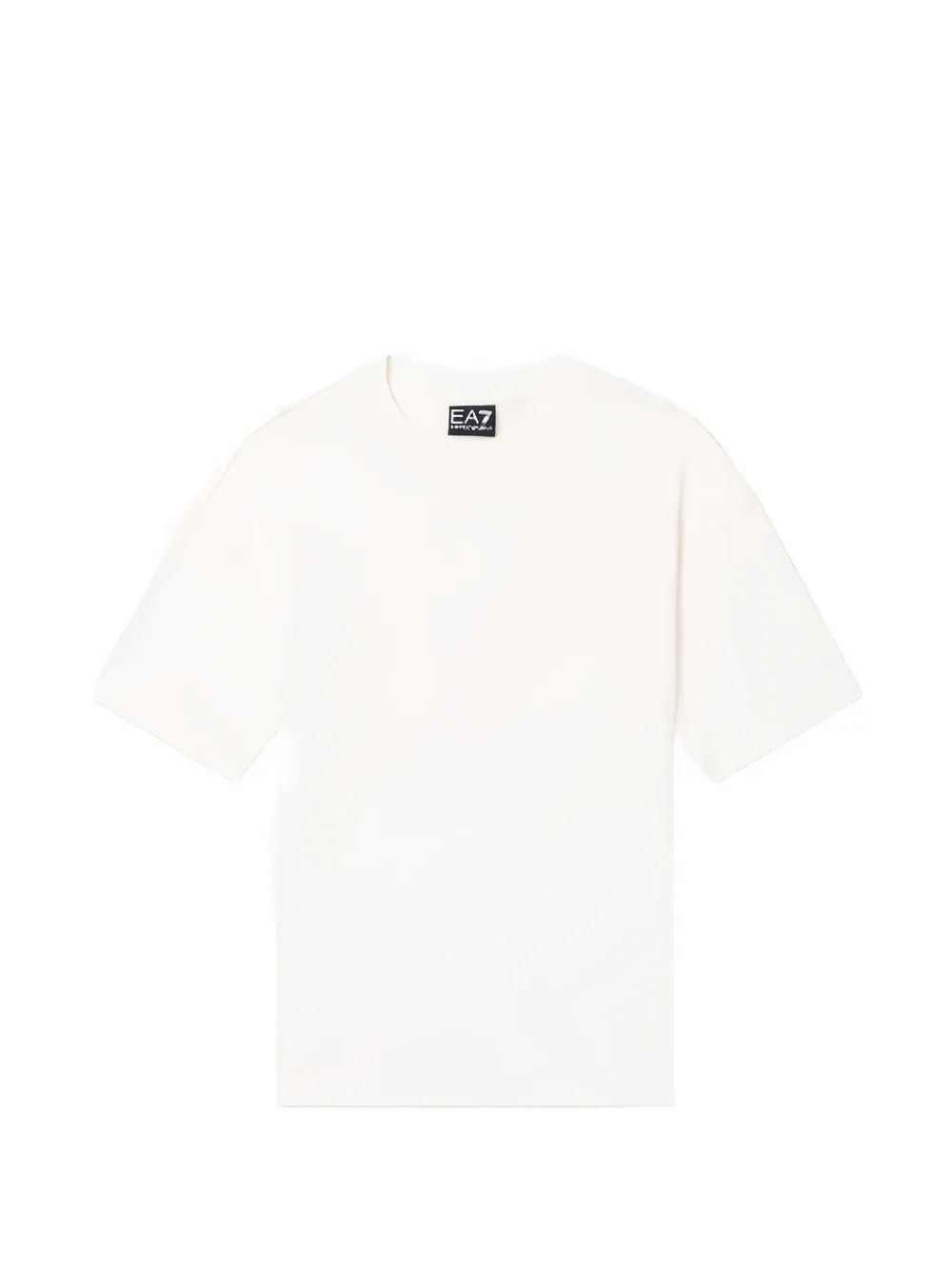 Ea7 Emporio Armani embossed logo T-shirt - Bianco