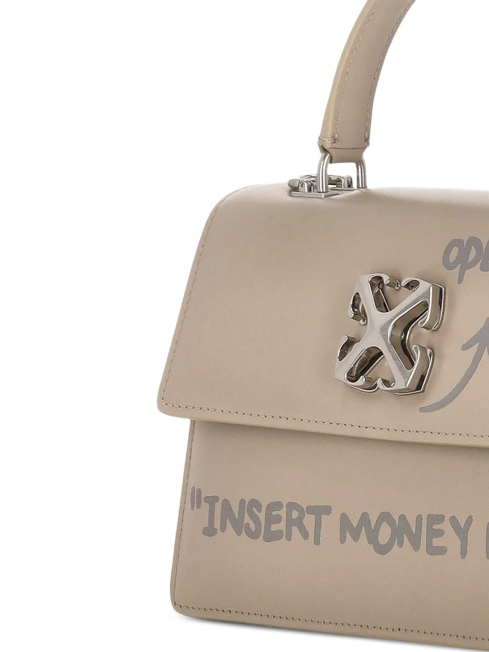 Off-White Jitney 1.4 shopper Beige
