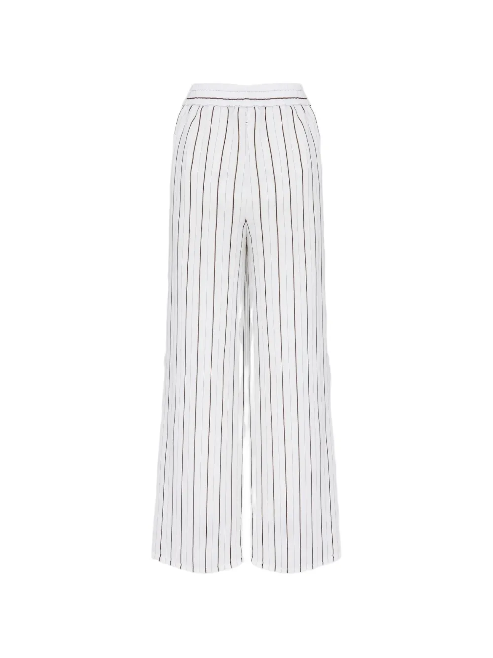 Lorena Antoniazzi Gestreepte broek Wit