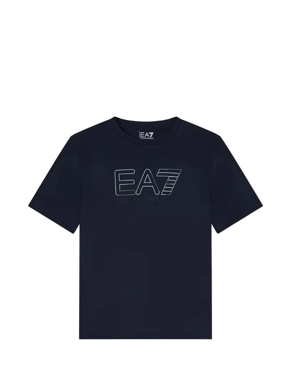 Ea7 Emporio Armani logo-print T-shirt - Blau