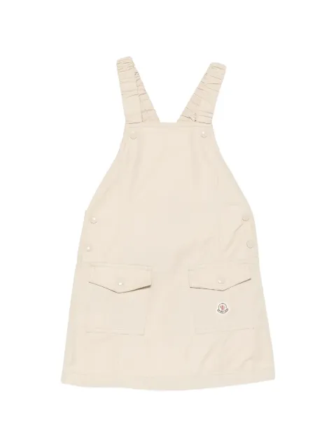 Moncler Enfant vestido con bolsillo