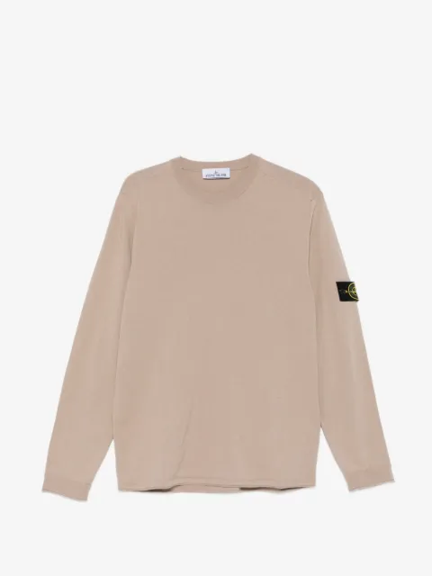 Stone Island pull à patch Compass