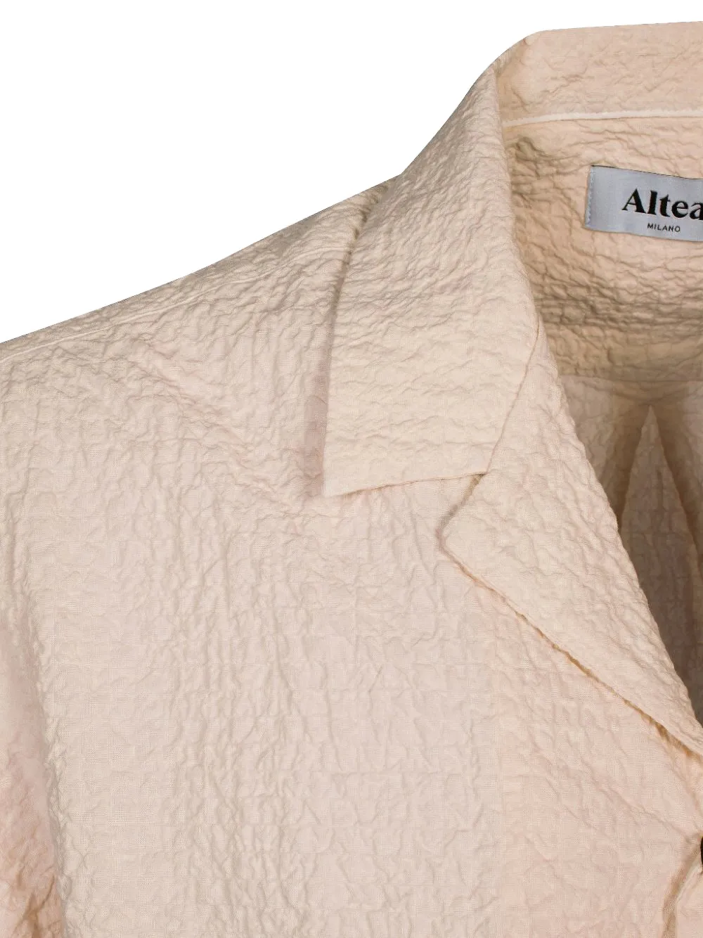 Altea Overhemd met textuur Beige