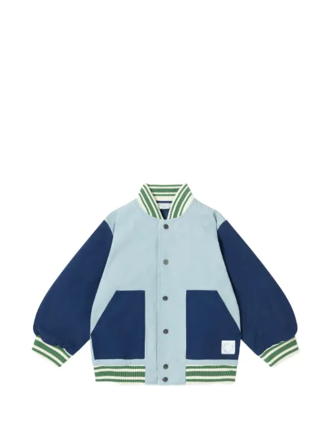 Stella McCartney Kids colour-block cotton jacket