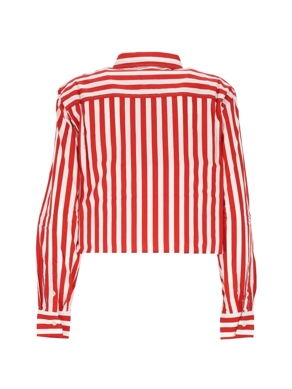  Fiorucci Camisa A Rayas De Algodón - Rojo 