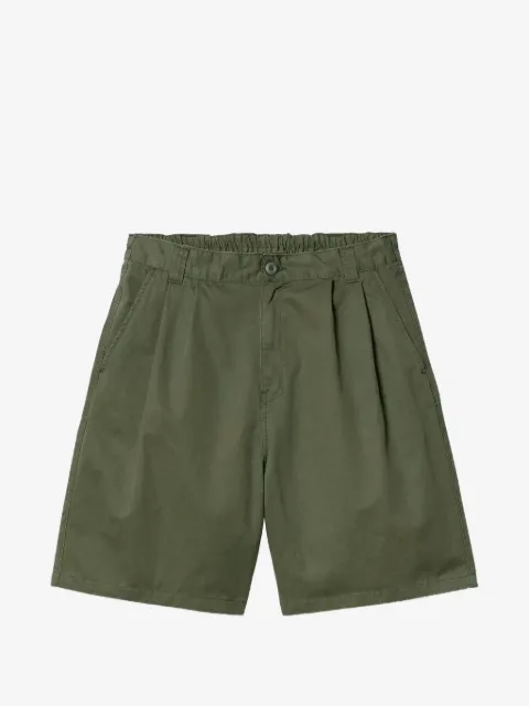 Carhartt WIP Marv pleated cotton shorts