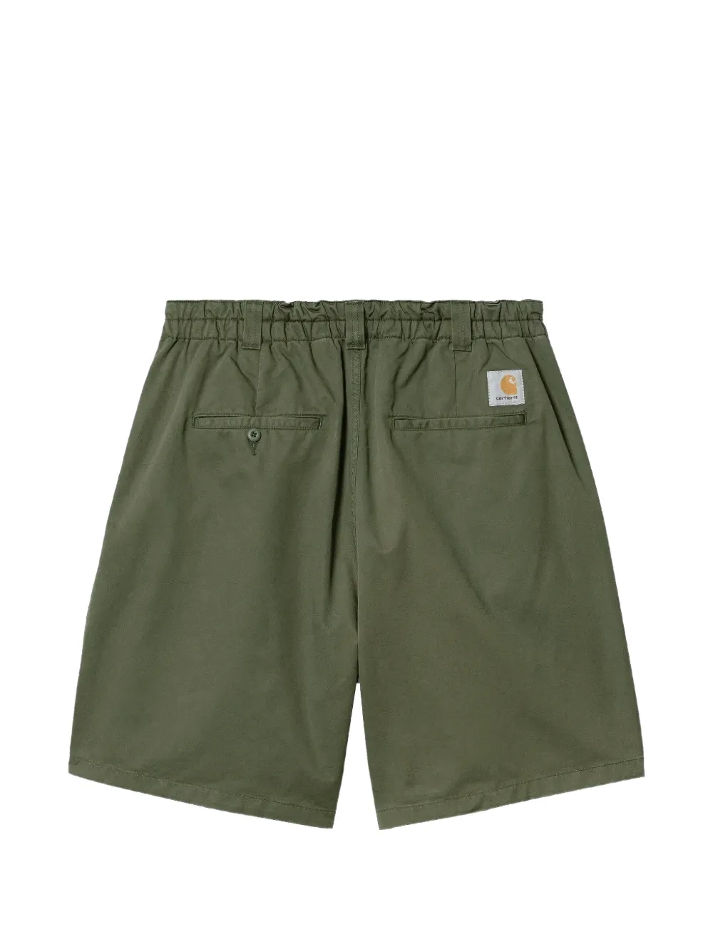 Carhartt WIP Marv geplooide katoenen shorts Groen