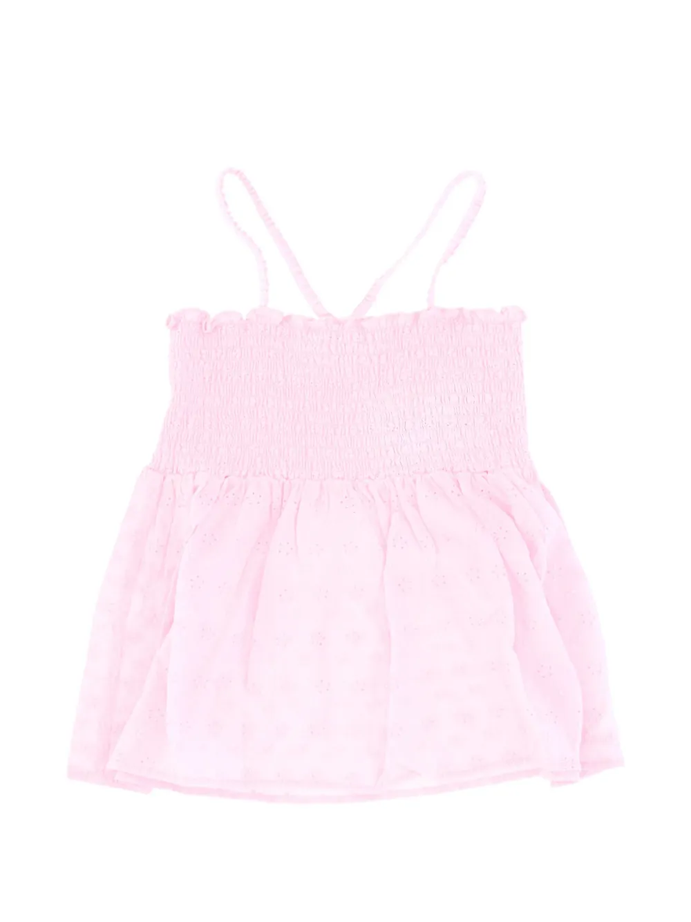 MC2 Saint Barth Kids haut à broderie anglaise - Rose MC2 Saint Barth Kids haut à broderie anglaise - Rose