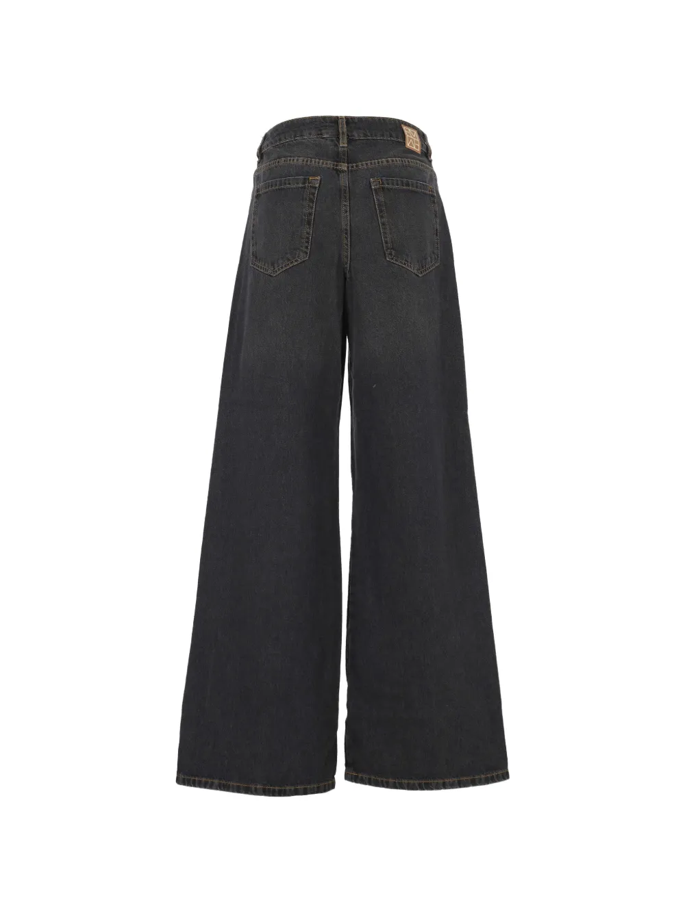 Marella Emme jeans met wijde pijpen Zwart