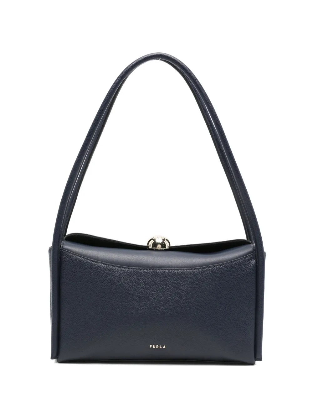 Furla medium Nicole pebbled-leather Boston bag - Blu