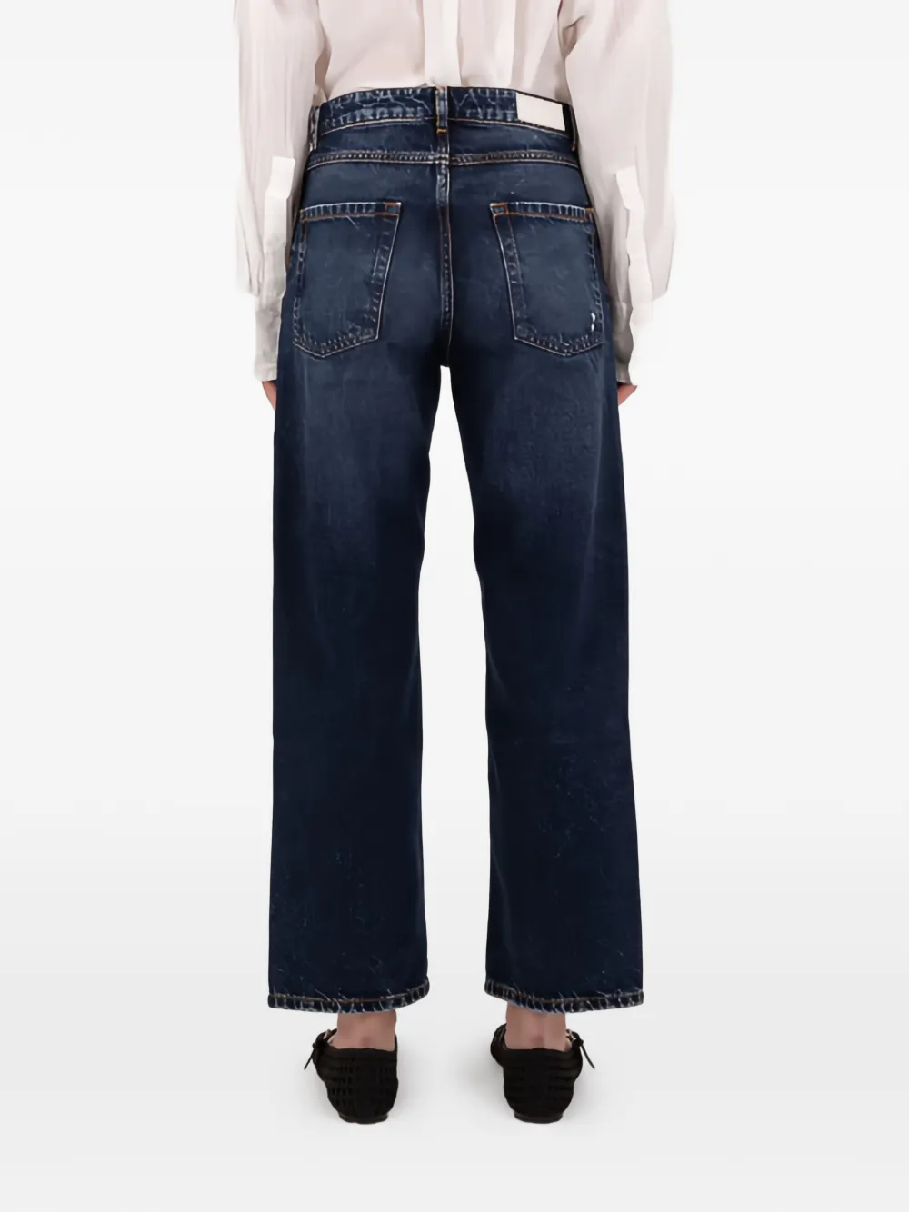 ICON DENIM Jill straight jeans Blauw